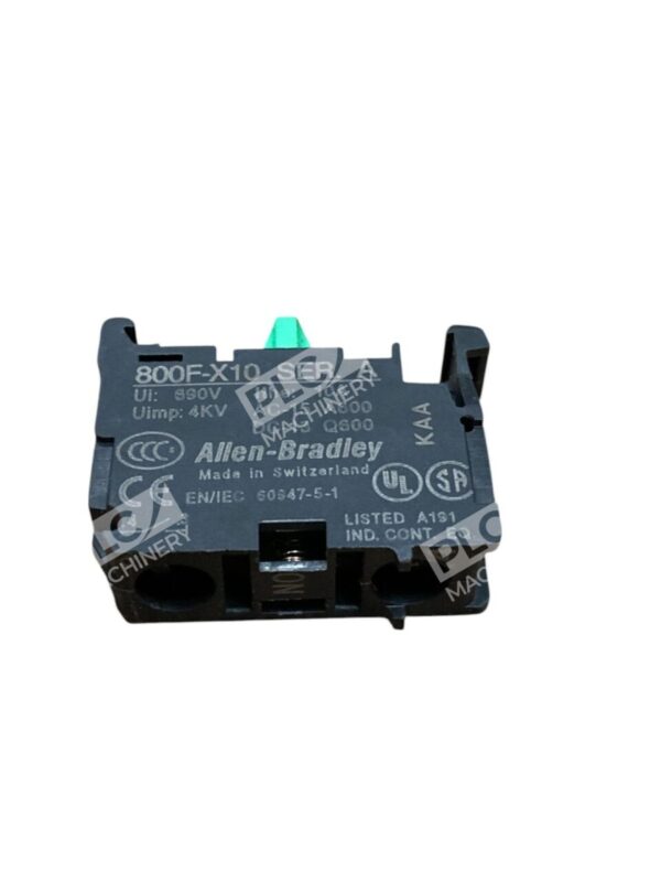 Lot of 3 ALLEN BRADLEY 800F-X10 SER. A Contact Block - Image 2