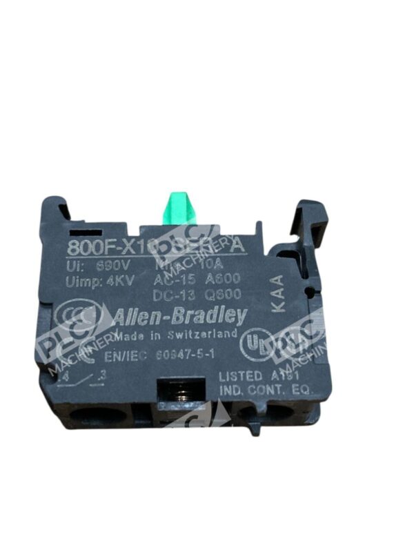 Lot of 3 ALLEN BRADLEY 800F-X10 SER. A Contact Block - Image 3