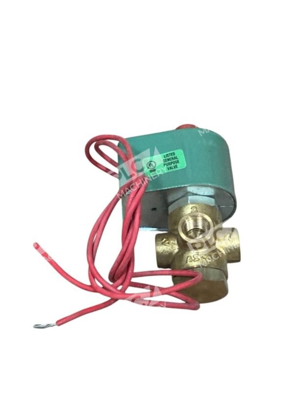 ASCO 24VDC 11.2W 1/4" Red Hat Solenoid Valve 8320A190 - Image 3