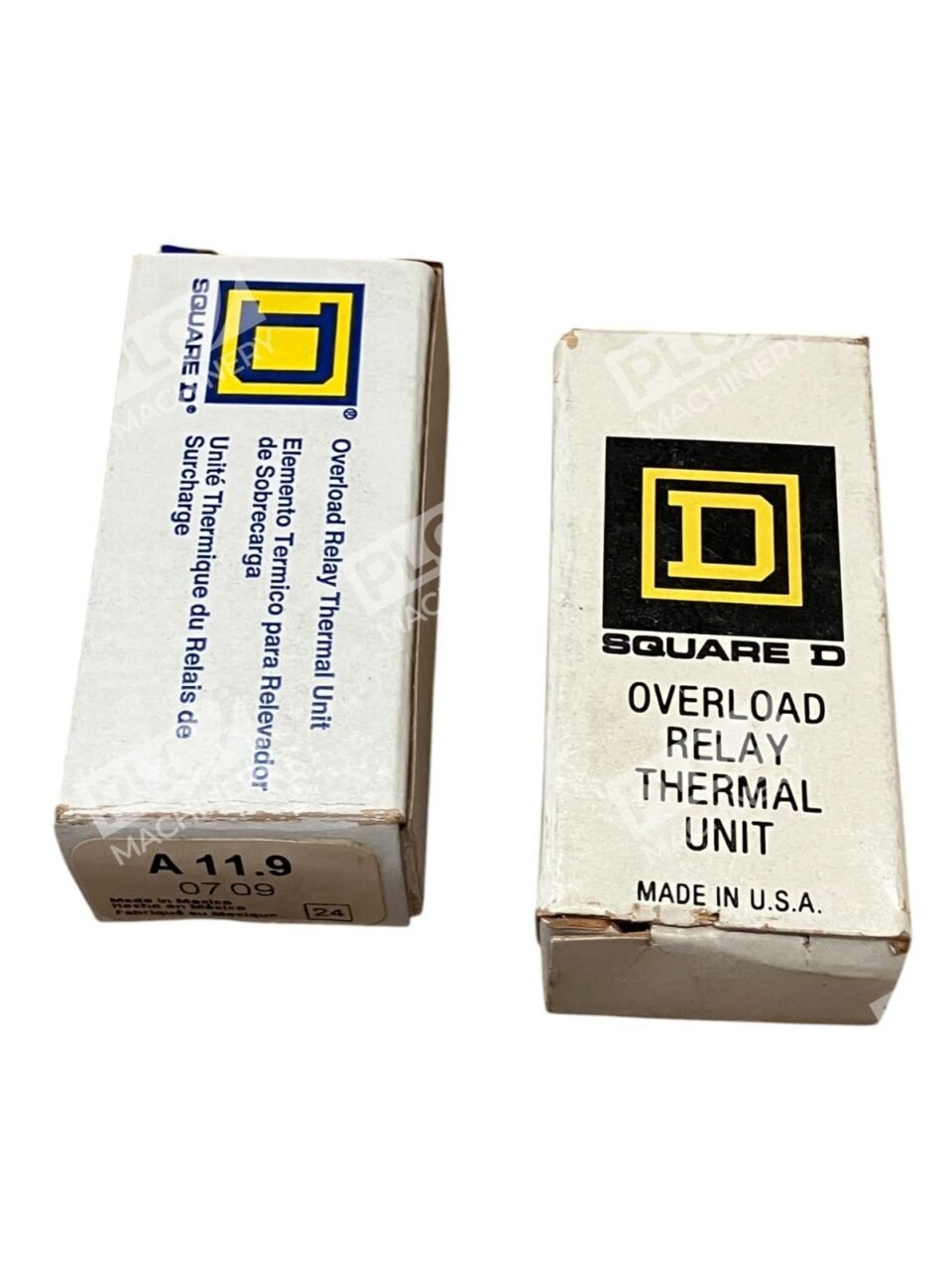 Square D 0709 Overload Relay Thermal Unit A11.9 (lot of 2)