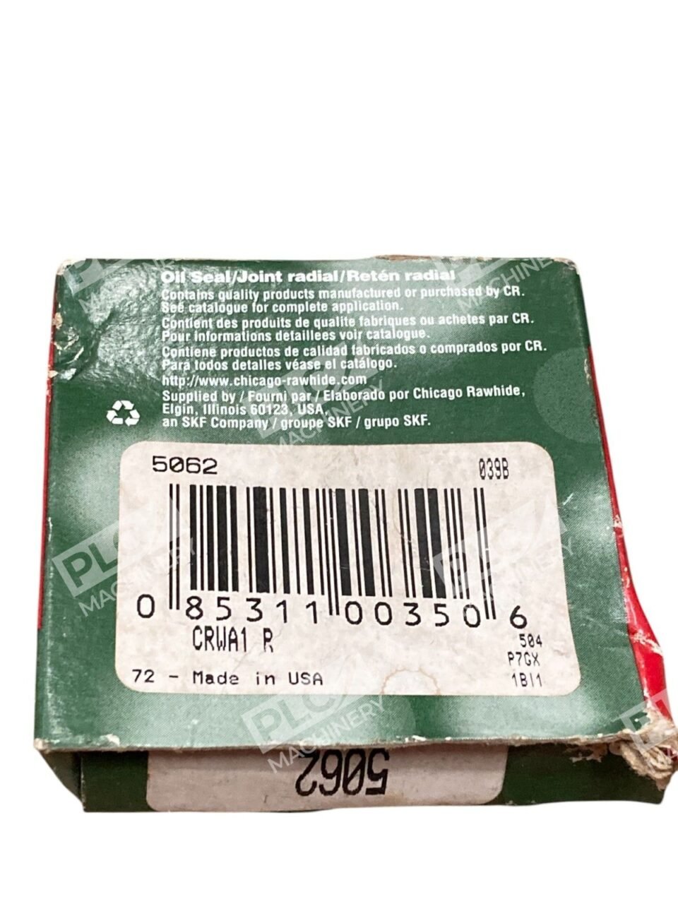 Chicago Rawhide (CR Seals) 5062 Oil Seal - Image 4