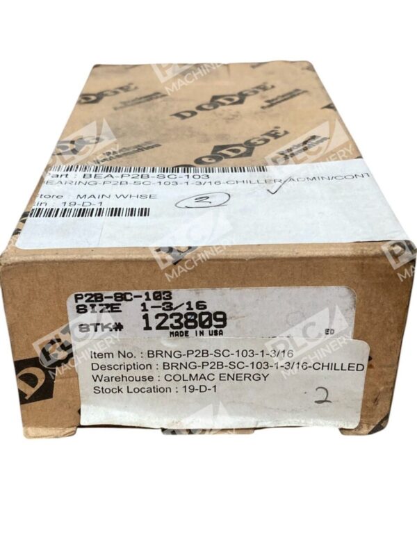 Dodge 123809 1-3/16 Pillow Block Bearing P2B-SC-103 - Image 2