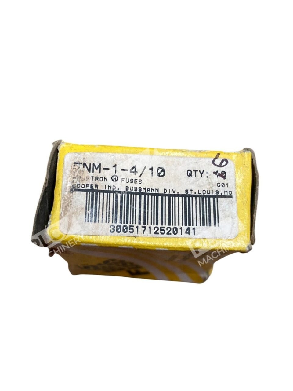 Lot of 6 Bussmann FNM-1 4/10 Dual Element Fuse