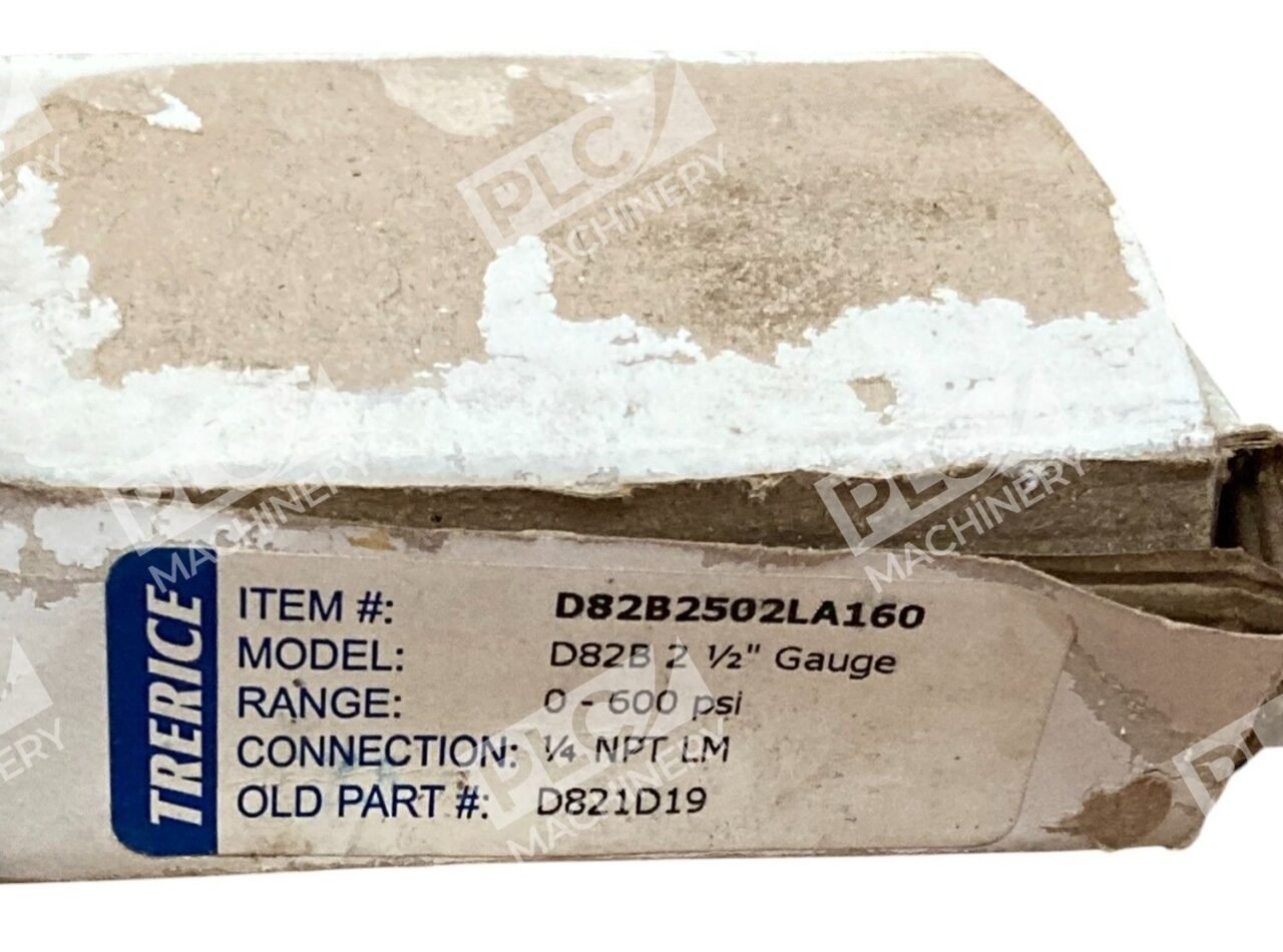 Trerice 0-600PSI 1/4NPT LM D821D19 D82B 2-1/2" Gauge D82B2502LA160