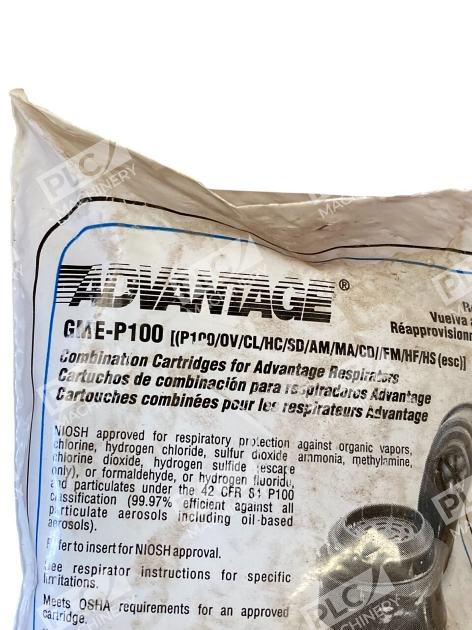 MSA GM E-P100 Combination Cartridges For Advantage Respirators 815366 (Bag of 2) - Image 2