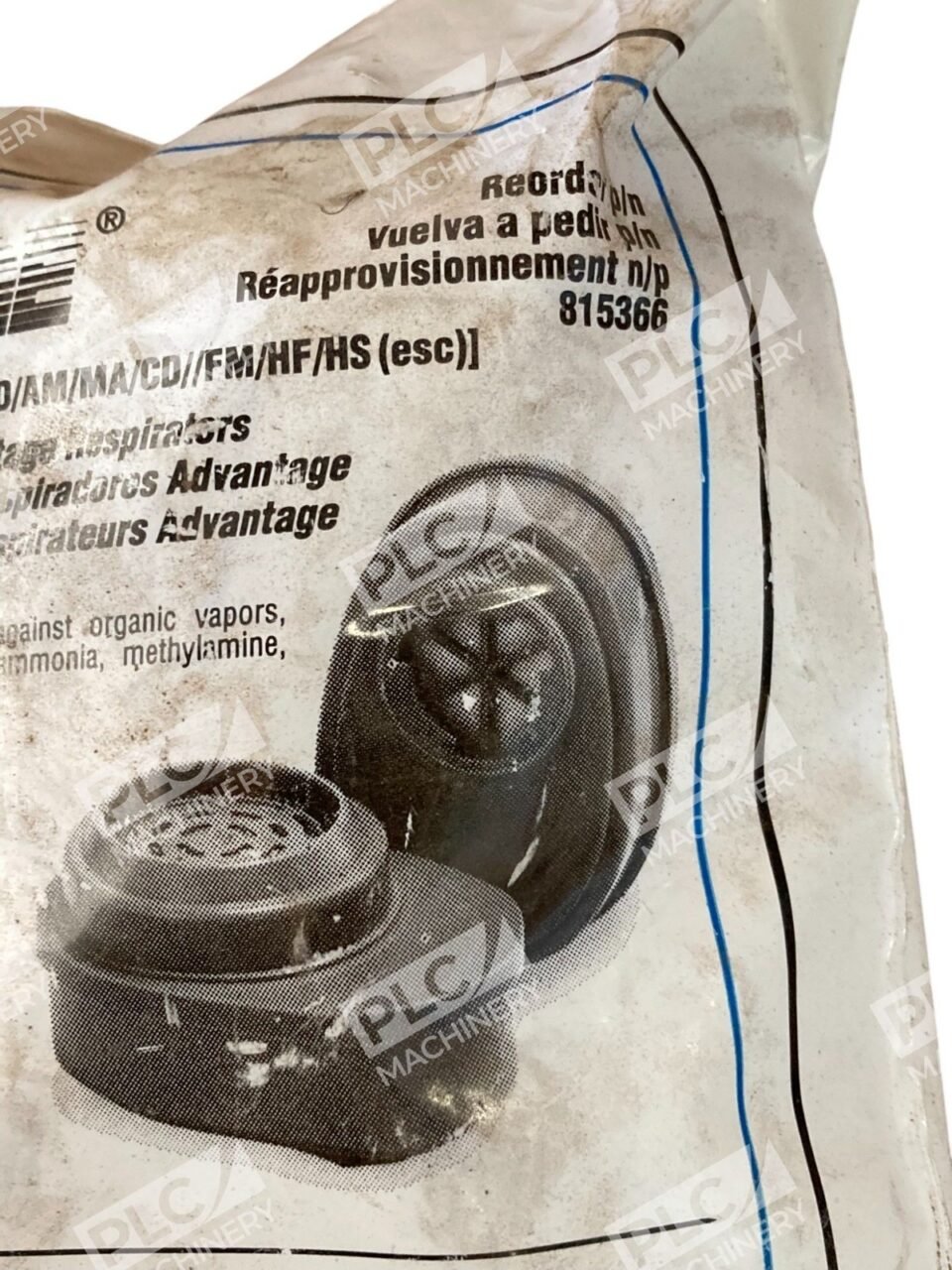MSA GM E-P100 Combination Cartridges For Advantage Respirators 815366 (Bag of 2) - Image 3