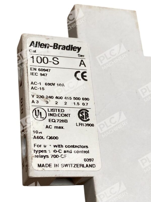 Allen Bradley 100-S Series A auxiliary contact block