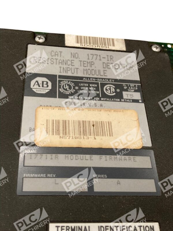 Allen Bradley 1771-IR Resistance Temperature Detector (RTD) Input Module - Image 4