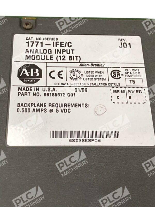 Allen Bradley 1771-IFE/C Analog Input Module - Image 4