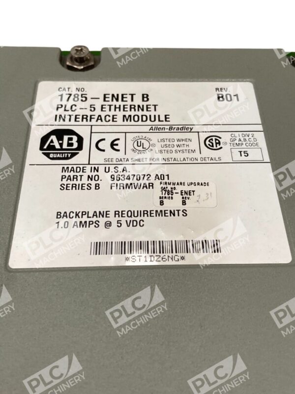 Allen Bradley 1785-ENET B PLC-5 Ethernet Interface Module