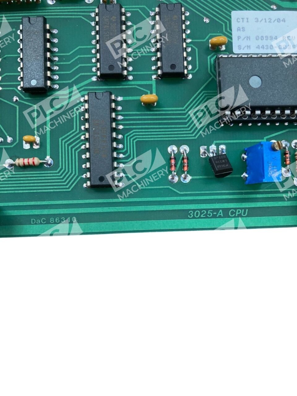 CTI DaC 86310 00994 Rev H Advantage Processor Board 3025-A CPU - Image 10