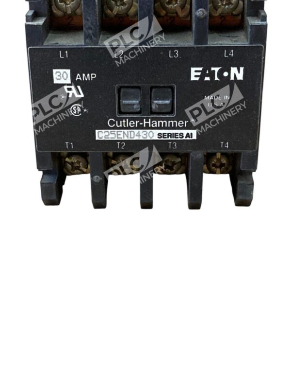 Eaton Cutler Hammer 30A Contactor C25END430 - Image 2