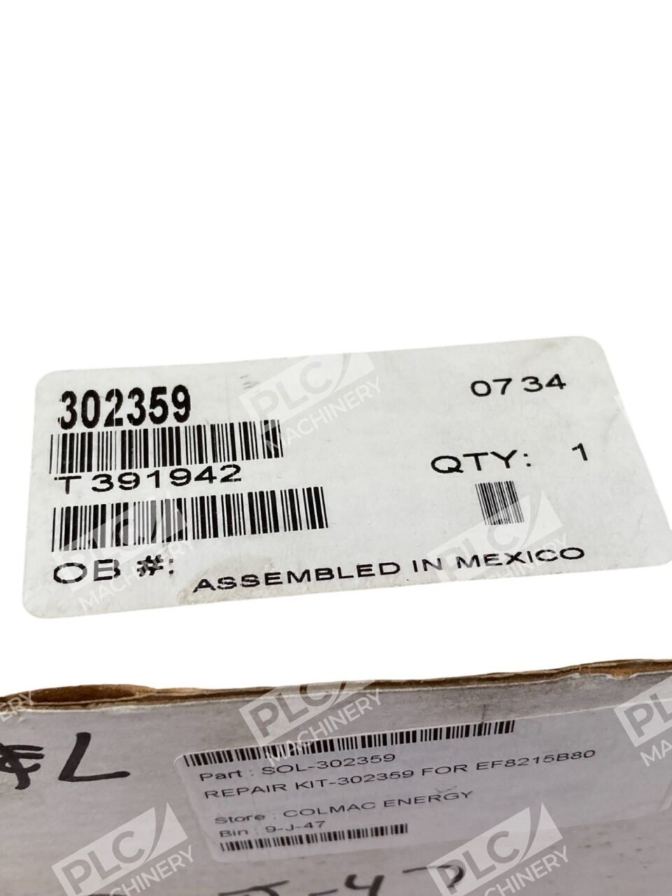 ASCO T391942 EF8215B80 Repair Kit 302359 - Image 2