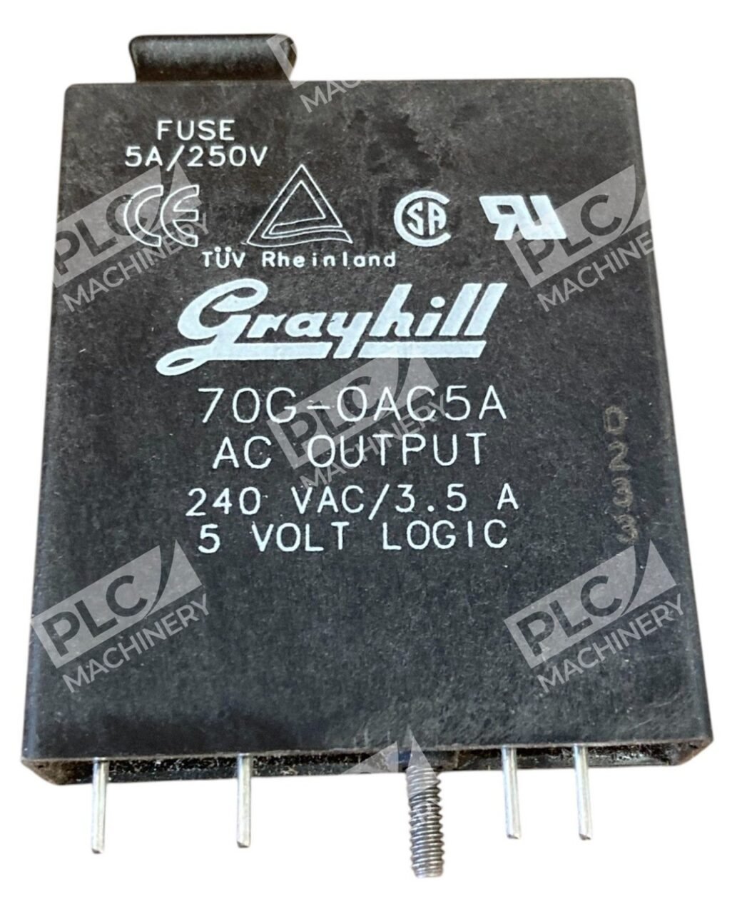 Grayhill 240VAC 3.5A 5V Logic 5A/250V Fuse AC Output 70G-OAC5A