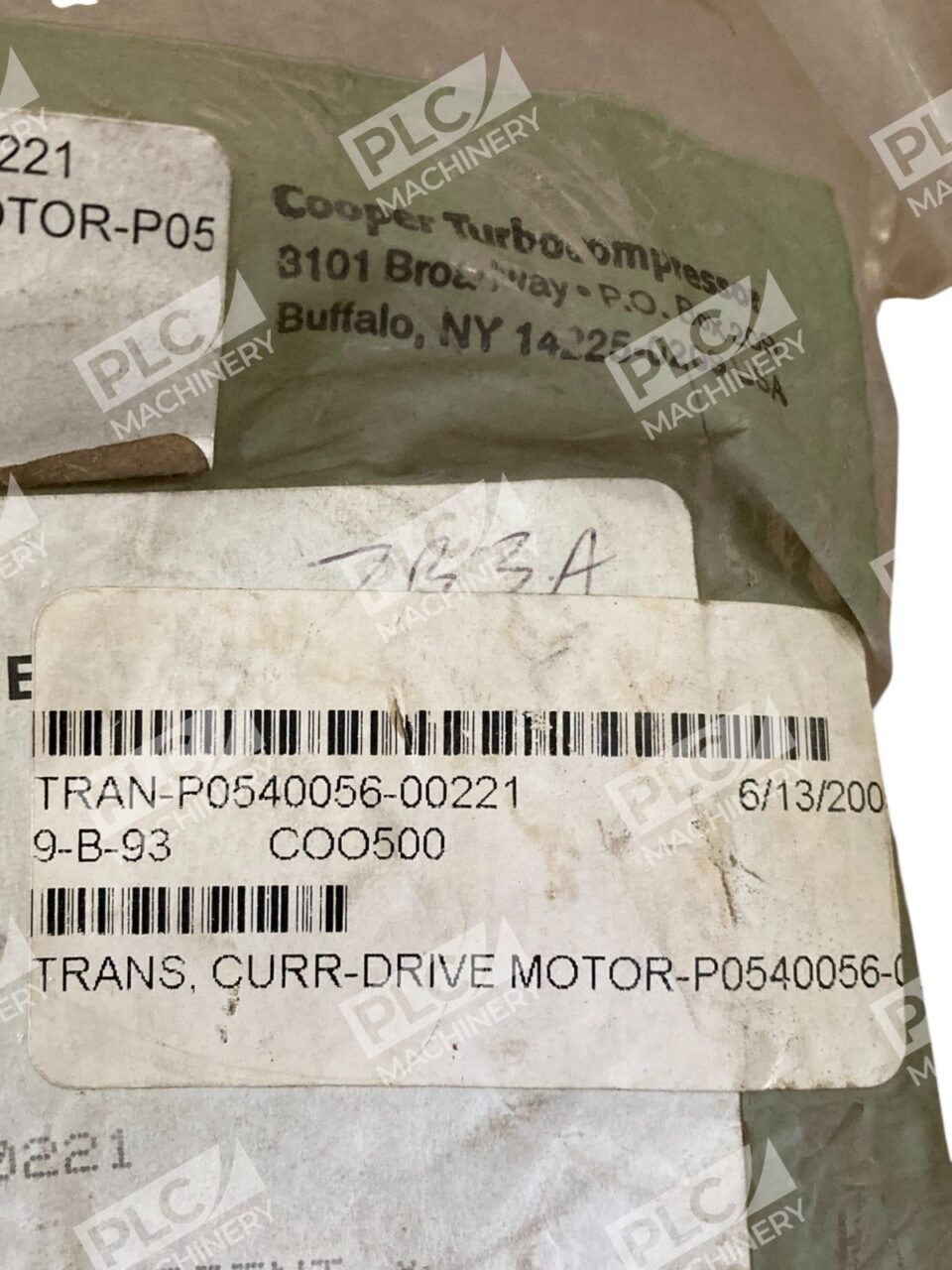 Cooper Turbocompressor Joy 600:5 A P0540056-00221 Current Transformer 7RL-601 - Image 4