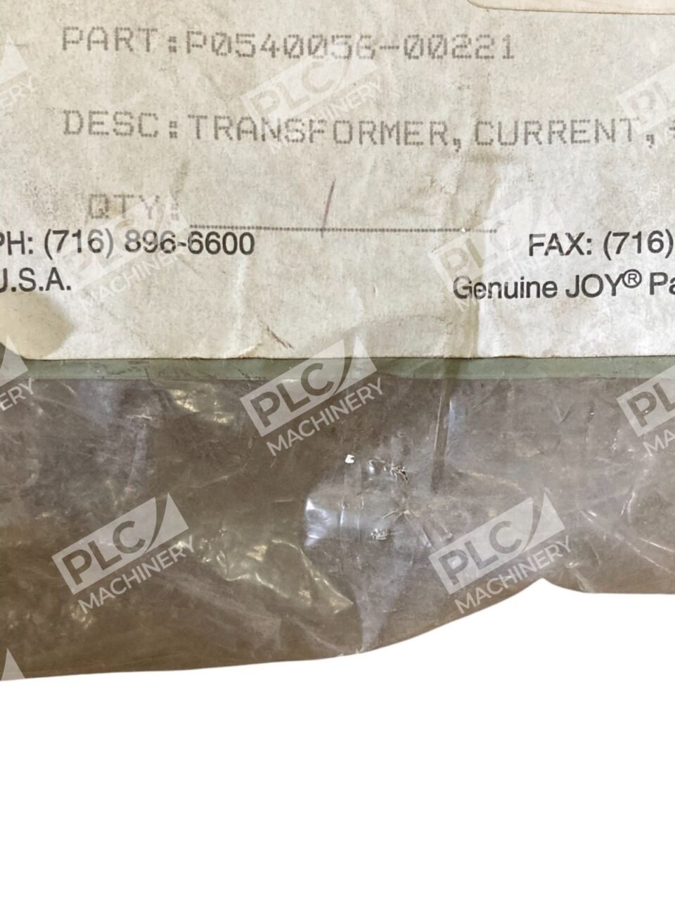 Cooper Turbocompressor Joy 600:5 A P0540056-00221 Current Transformer 7RL-601 - Image 5