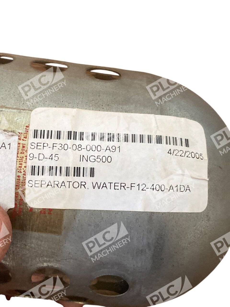Ingersoll Rand IR F12-400-A1DA Water Seperator F30-08-000 A 91 - Image 5