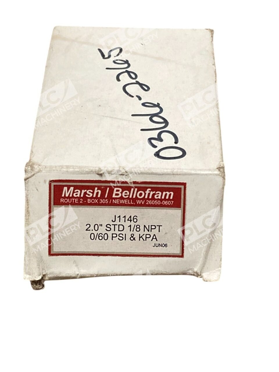 Marsh Bellofram J1146 Pressure Gauge