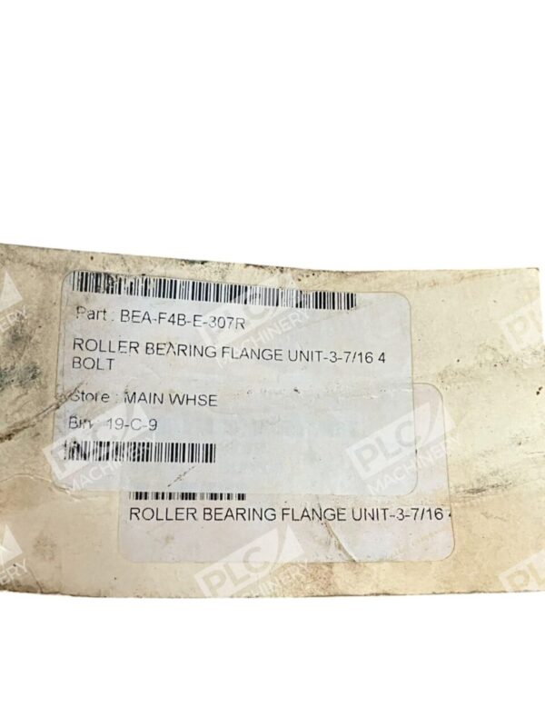 Dodge ABB 3-7/16" Roller Bearing Flange Unit F4B-E-307R - Image 6