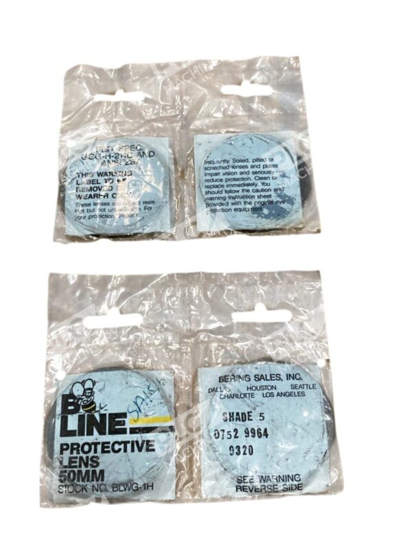 Lot of 4 B-Line BLWG-1H Protective Lens 50 MM SHADE 5