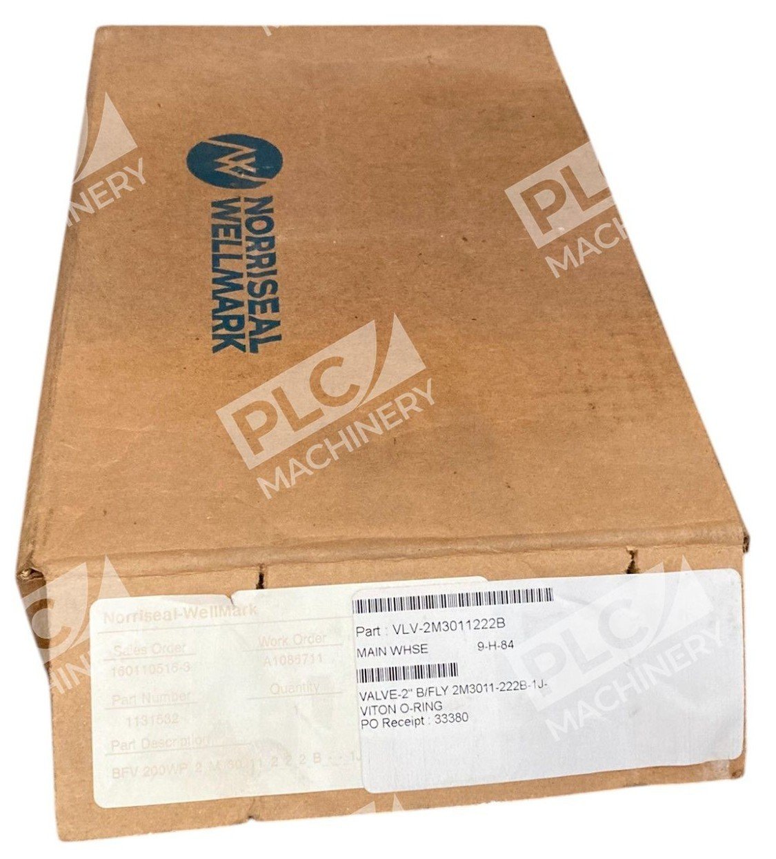 Norriseal Wellmark 1131532 2" 200WP Viton O-Ring Butterfly Valve M3011-222B-U