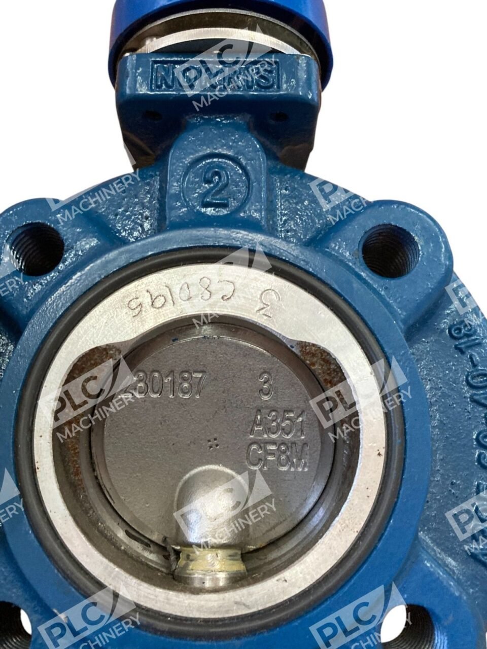 Norriseal Wellmark 1131532 2" 200WP Viton O-Ring Butterfly Valve M3011-222B-U - Image 8