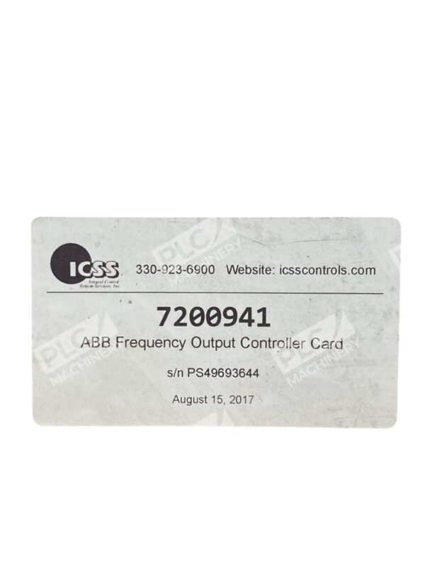 ABB 7200941 Frequency Output Controller Card - Image 8