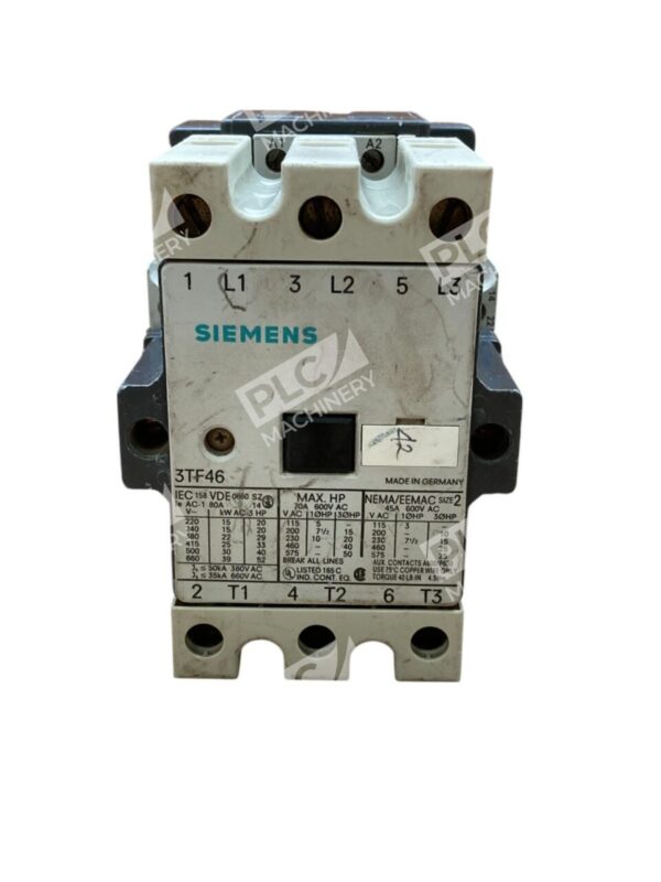 Siemens 3TF46 AC Contactor
