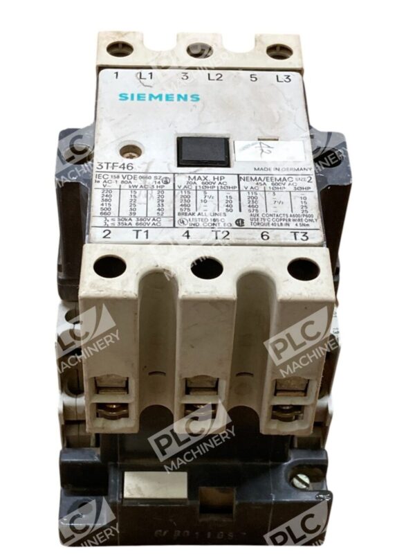 Siemens 3TF46 AC Contactor - Image 3