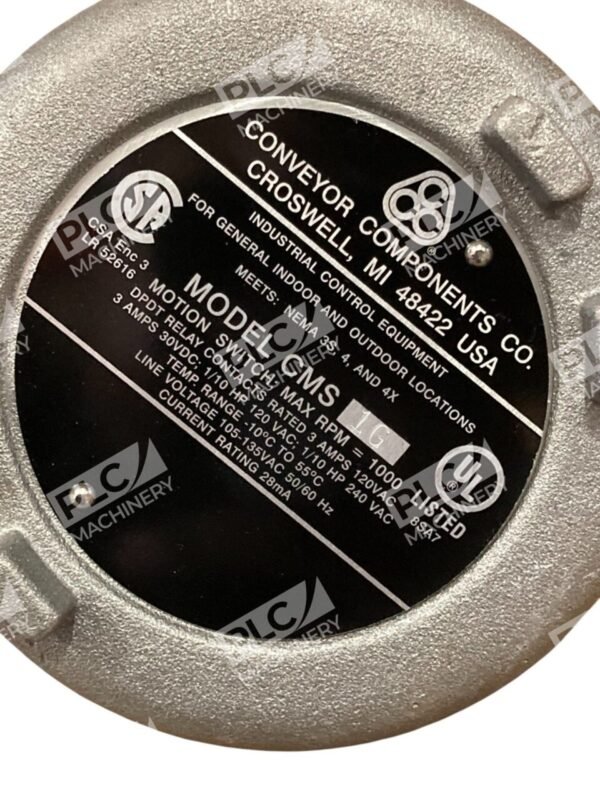 Conveyor Component CCC CMS Motion Switch CMS1G - Image 2