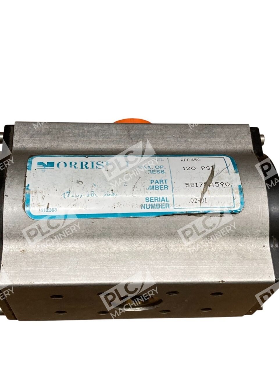 NORRIS 58175A590 120PSI Pneumatic Valve Actuator RPC450 - Image 2