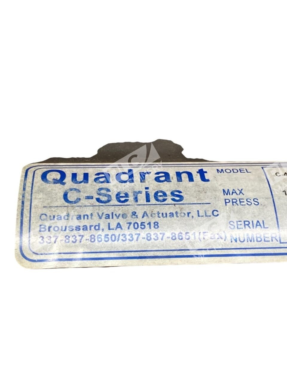 Quadrant C-450DA C-Series Pneumatic Actuator - Image 3