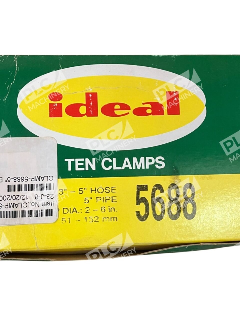 Ideal Fits 3"-5" Hose 5" Pipe Diameter 2-6" Clamp 5688 (2 Boxes of 10) - Image 4