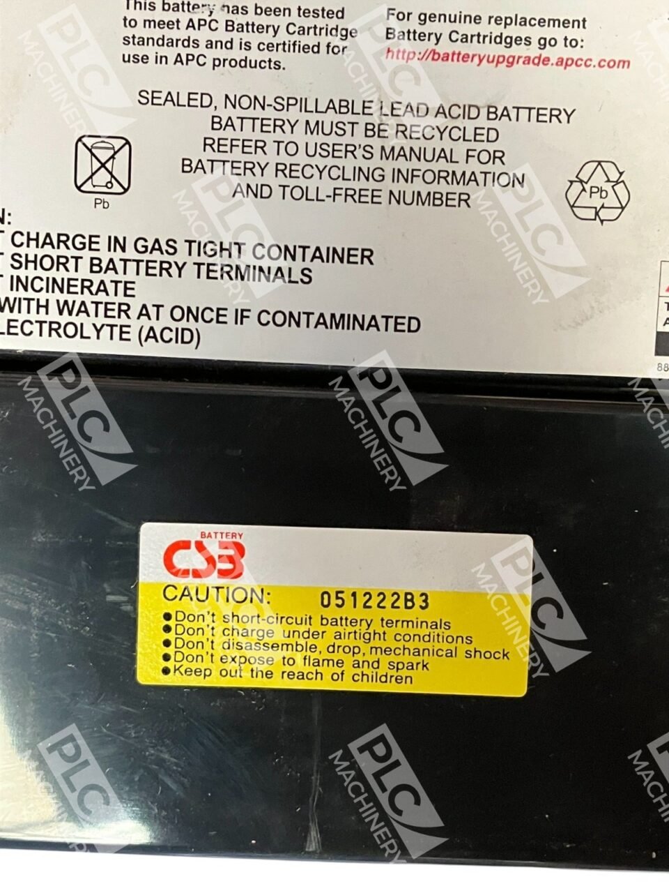 APC RBC11 051222B3 731304003335 2 Pack Battery Cartridge 885-4514A - Image 8