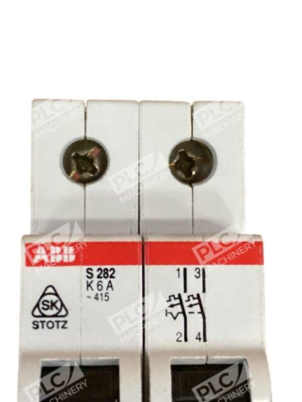 ABB S 282 K 6 A 2 Pole 6A Circuit Breaker S282K6A - Image 2