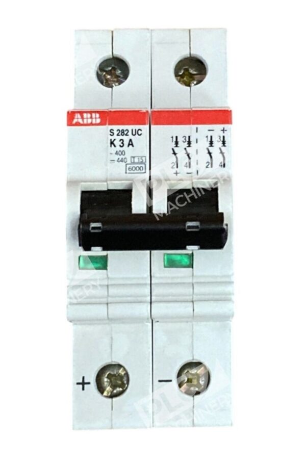 ABB 3A 2 Pole Circuit Breaker S282UCK3A