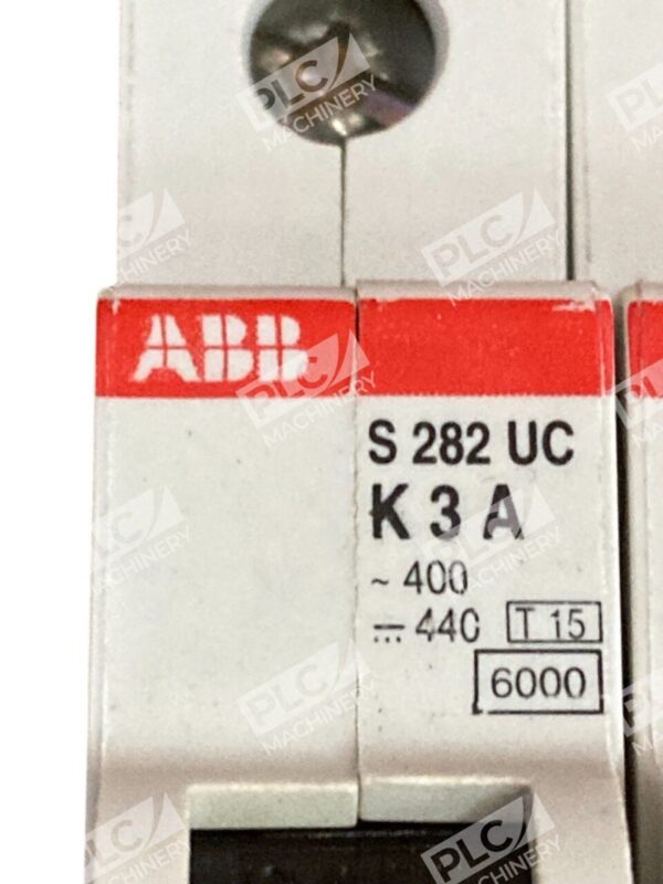 ABB 3A 2 Pole Circuit Breaker S282UCK3A - Image 2