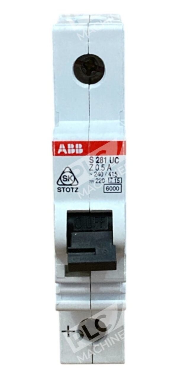 ABB 240/415 0.5A 1 Pole Circuit Breaker S281UC Z0.5A