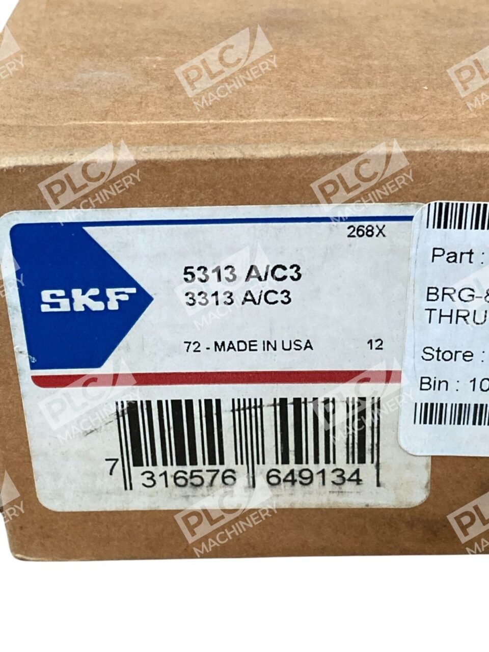 SKF 5313 A/C3 Angular Contact Double Row Ball Bearing