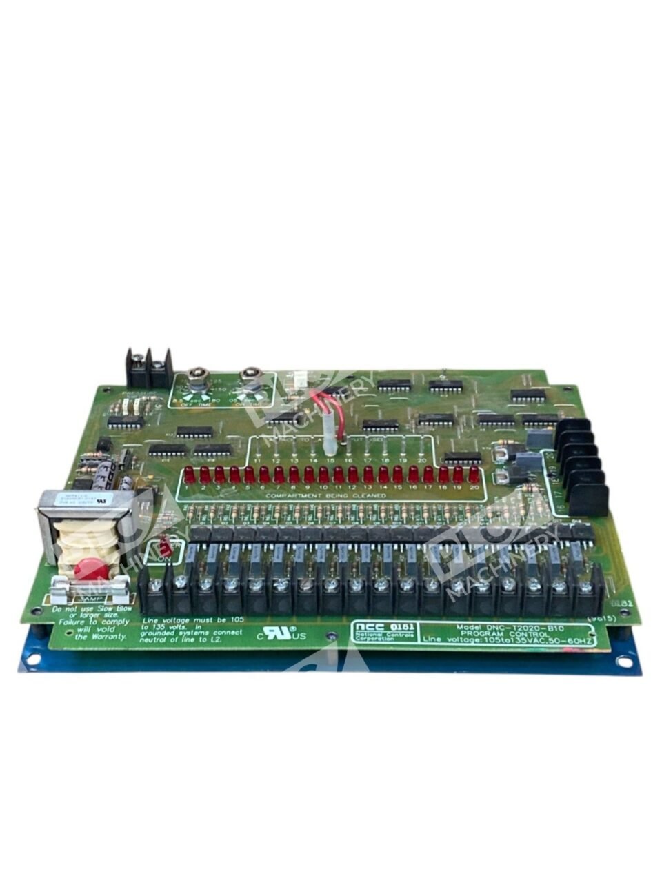 NCC 50-60Hz 105-135VAC Program Control Board DNC-T2020-B10 - Image 2