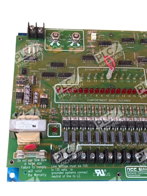 NCC 50-60Hz 105-135VAC Program Control Board DNC-T2020-B10 - Image 3