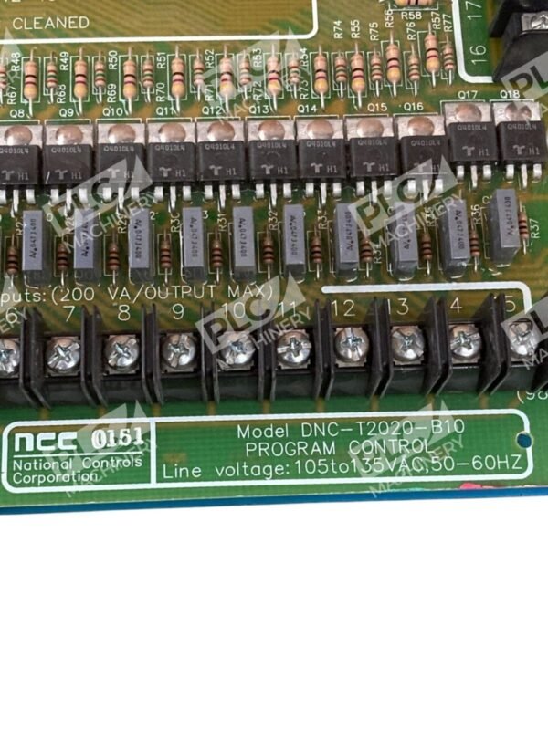 NCC 50-60Hz 105-135VAC Program Control Board DNC-T2020-B10 - Image 11