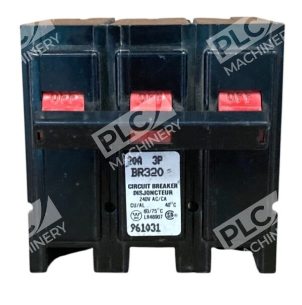 Westinghouse 3 Pole 20A Circuit Breaker BR320