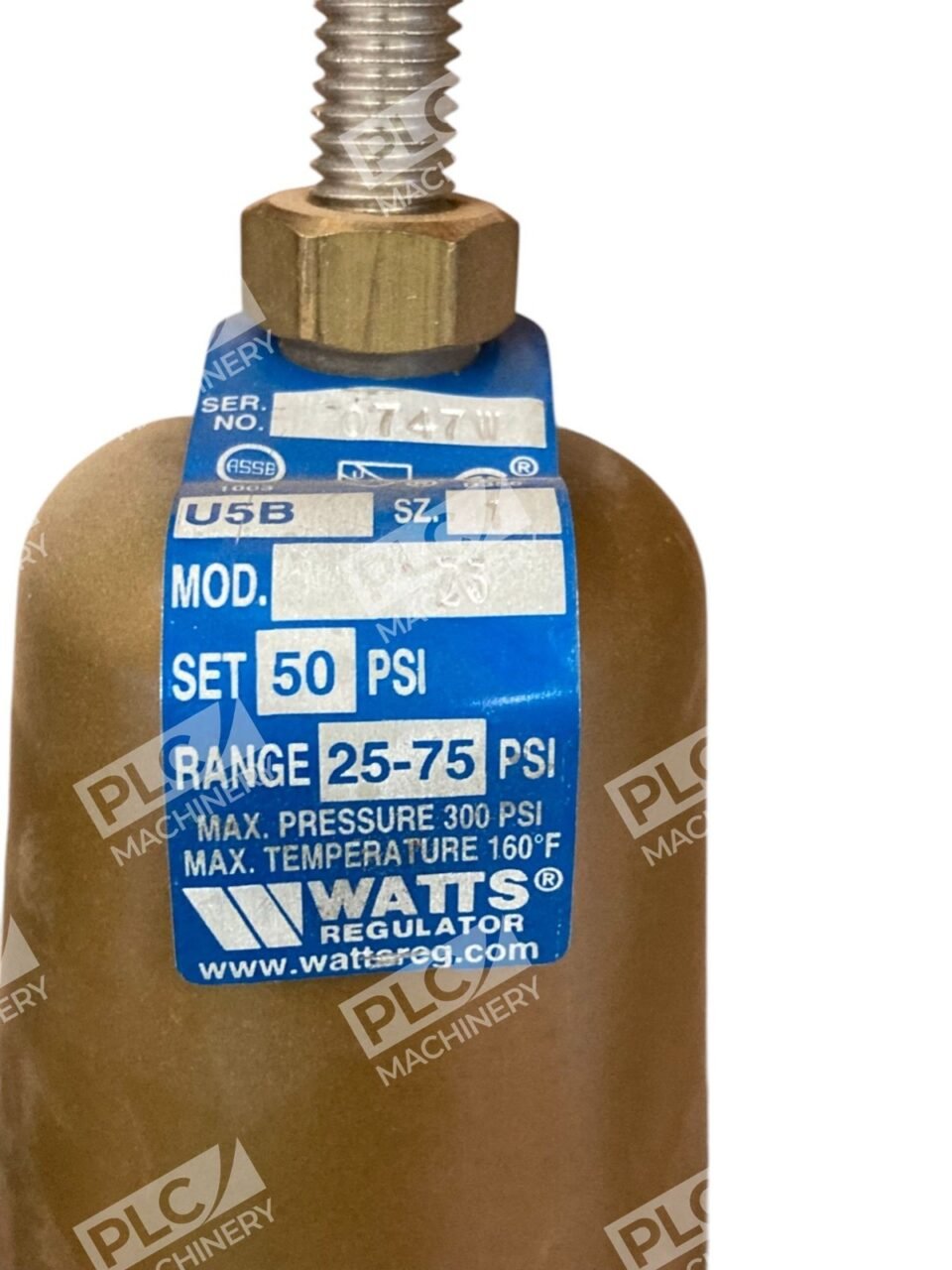 Watts 1 U 5B-Z3 5C M2 Bronze Body Water Pressure Regulator 0049524 - Image 7