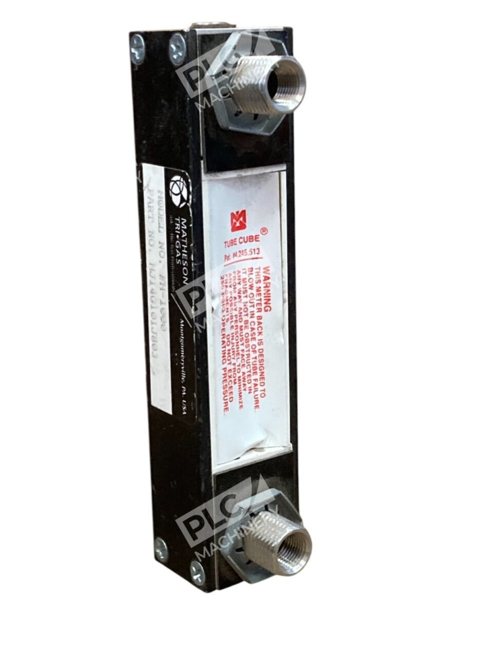 Matheson Tri-Gas MJ14G101J803 Tube Cube Gas Flow Meter FM-1000 - Image 2