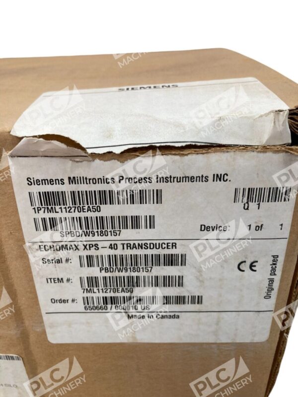 Siemens 7ML11270EA50 XPS-40 Ultrasonic Transducer
