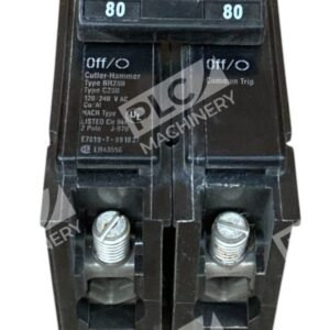 Cutler Hammer C280 HACR 2 Pole 80A Circuit Breaker BR280