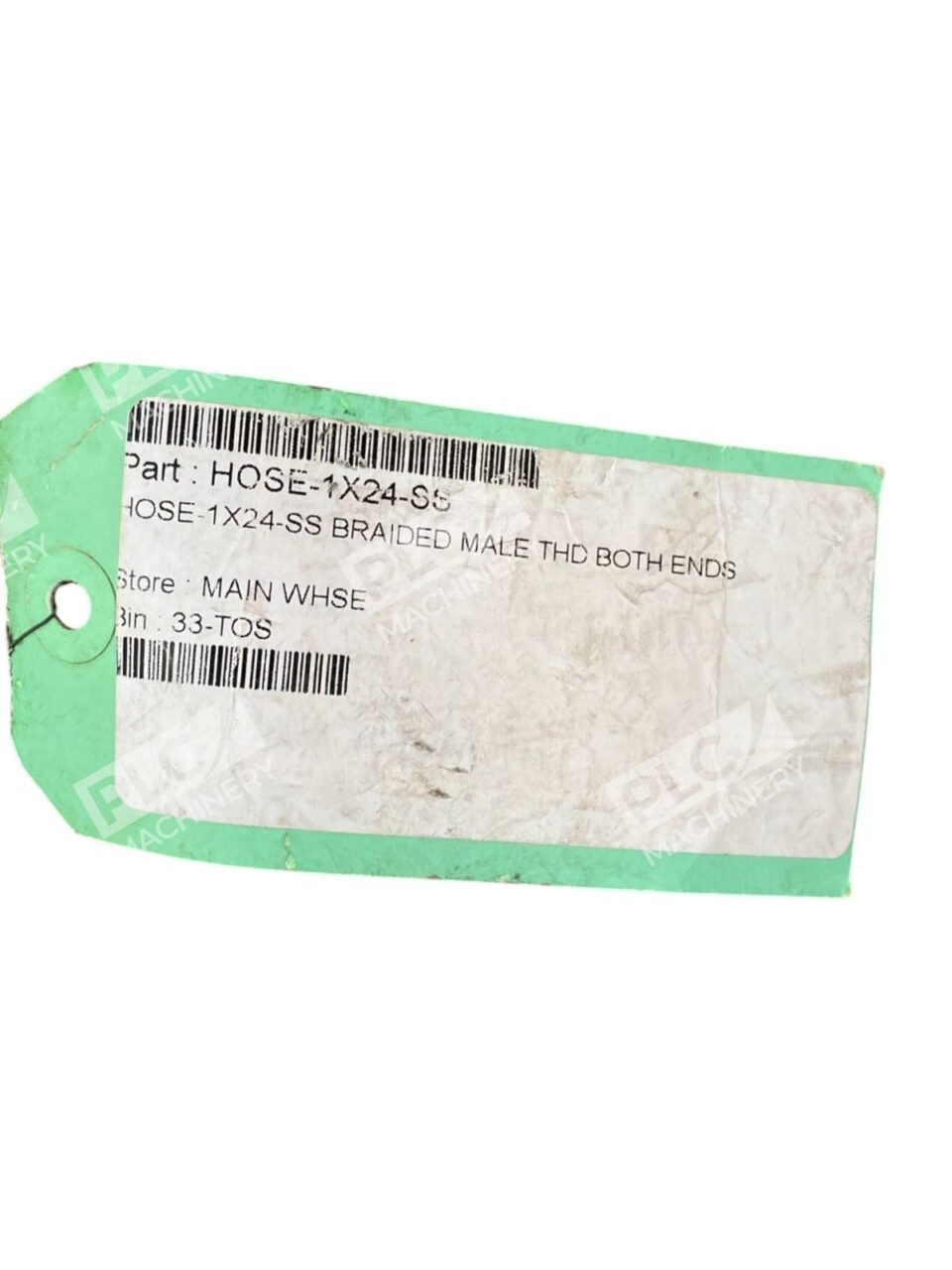 Swagelok Braided Male Thread Both Ends Hose 1X24-SS - Image 3