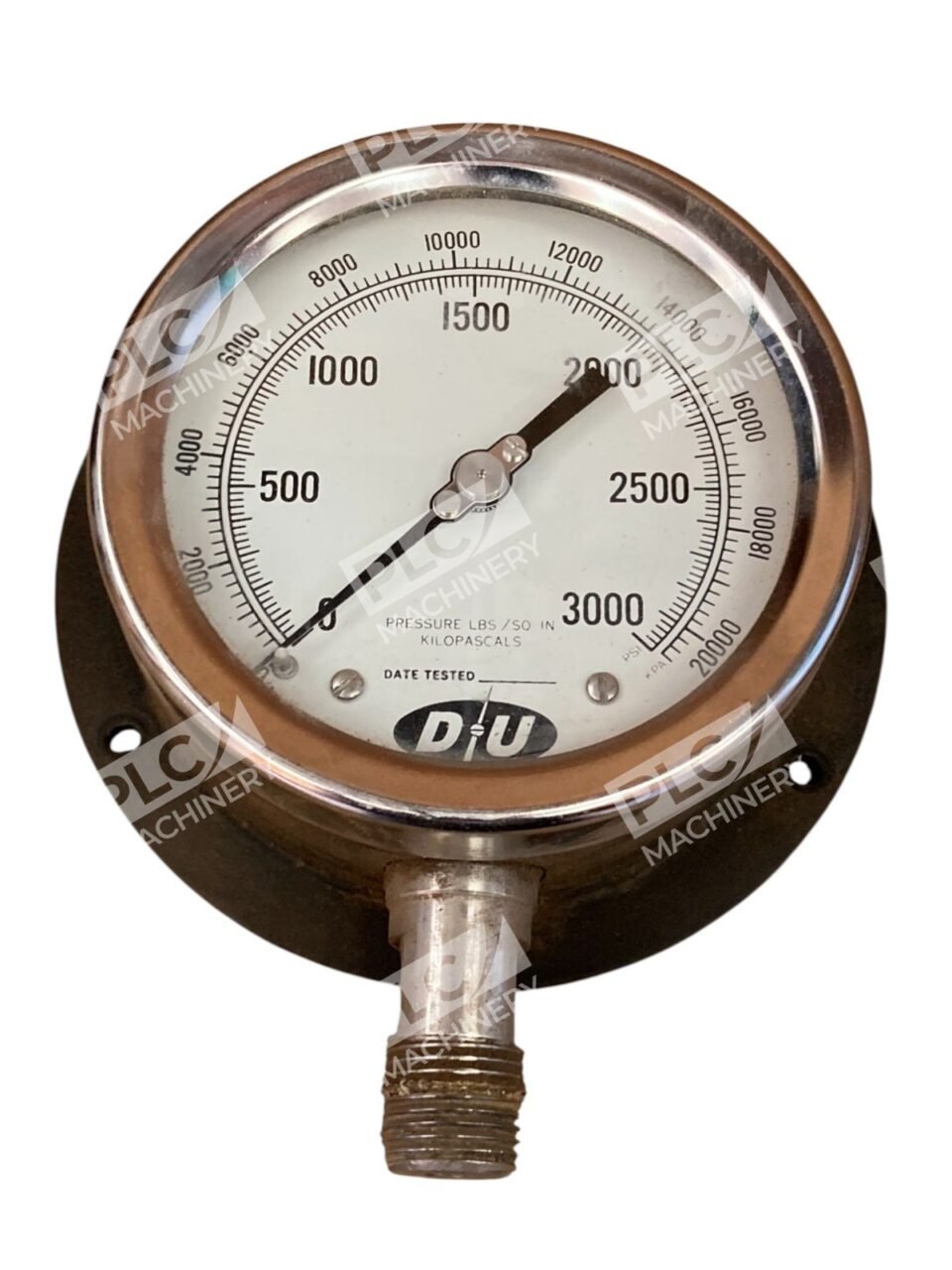 DU Pressure Gauge 0-3000PSI 0-20000KPA - Image 4