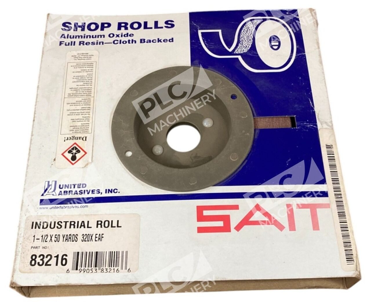 United Abrasives UA SAIT 1-1/2"X50' Aluminum Oxide Shop Roll 83216